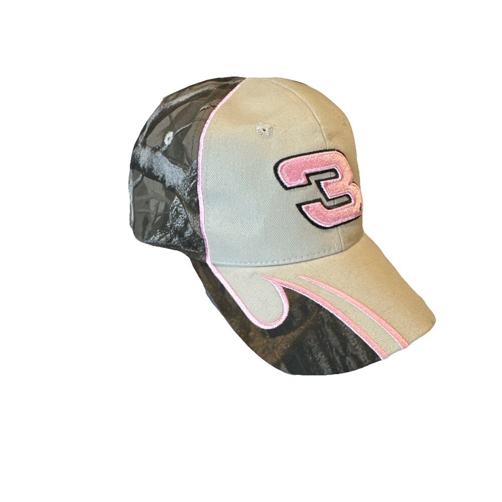 Vintage NASCAR Dale Earnhardt Camo Adjustable Hat / Baseball Cap / OSFA Unisex